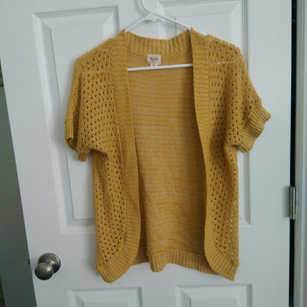 Mustard yellow cardigan